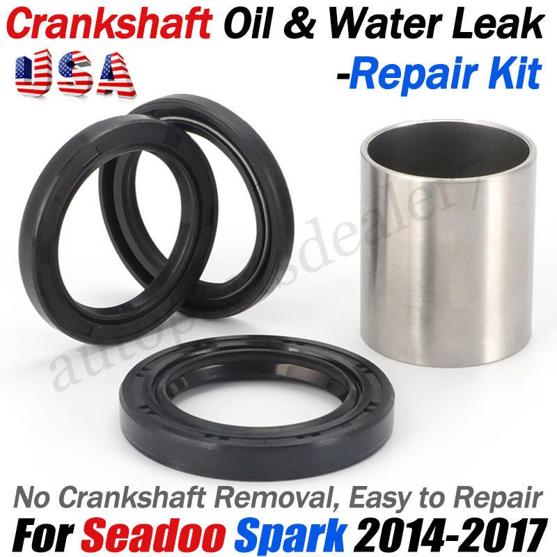 For Seadoo Spark 2014-2016 Kit to DIY Repair Oil & Water Leaks In The Crankshaft