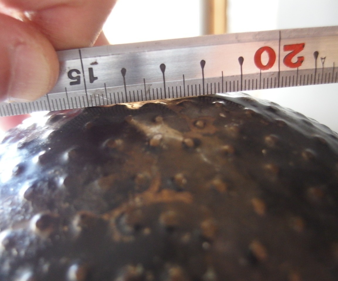 or25132 ANTIQUE JAPANESE BUDDHIST SINGING BOWL 20.3cm / 8inch Width ARARE Type