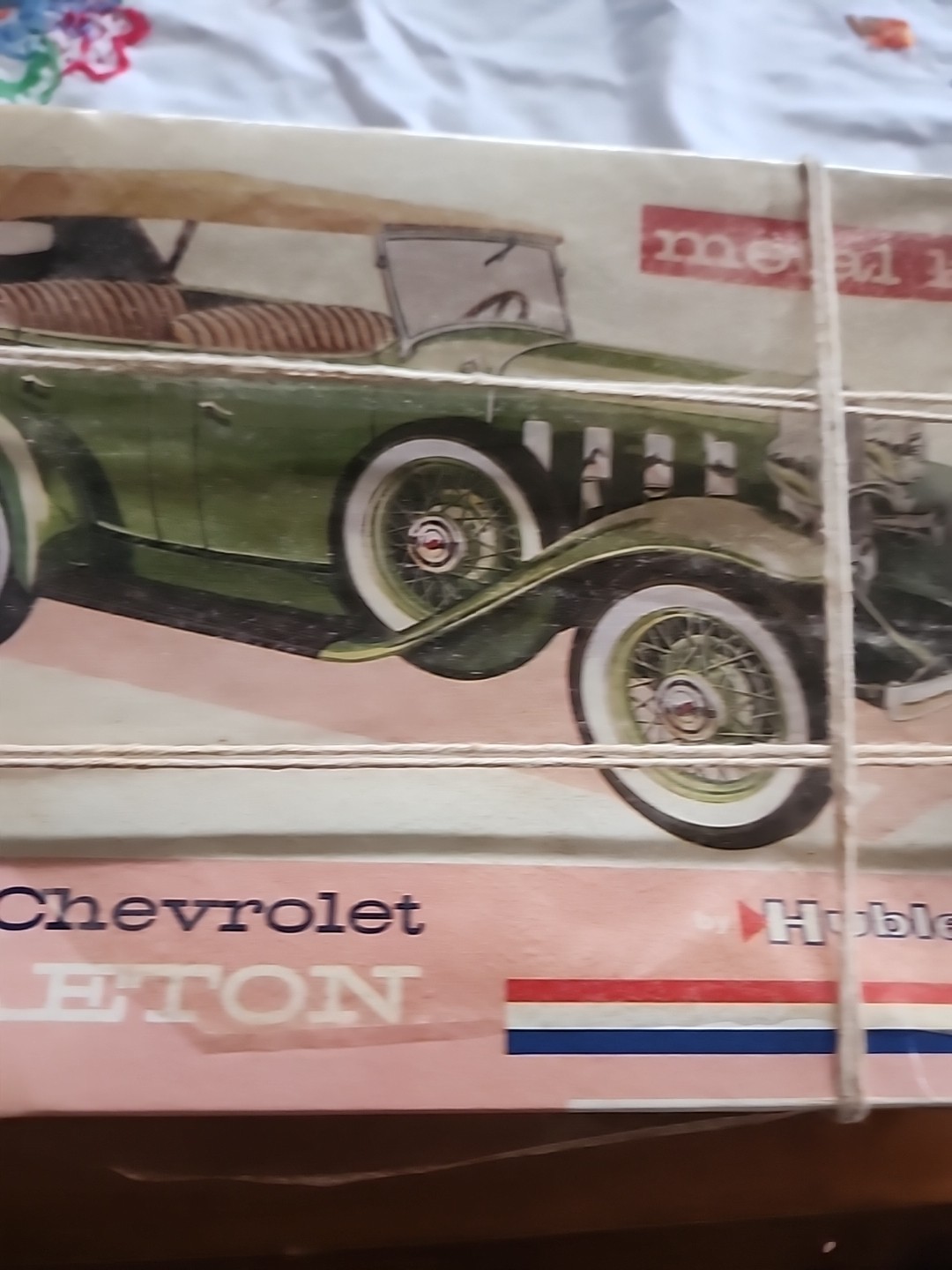 VTG NOS MIB CELLOPHANE IS LOOSE 1960S METAL KIT CHEV PHAETON BY HUBLEY