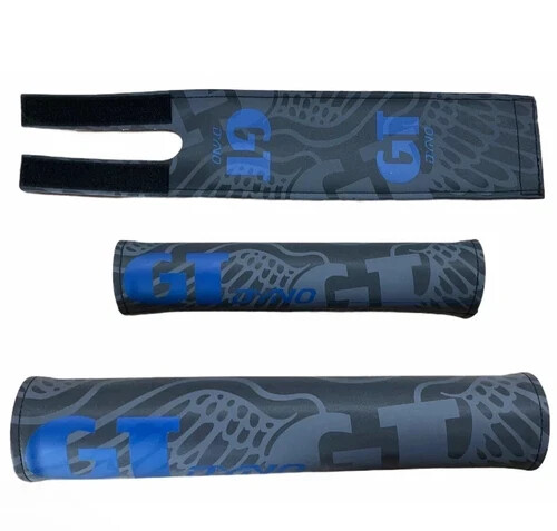 GT DYNO  Re-Issue Retro BMX Padset Black and Blue  New In Package Pads