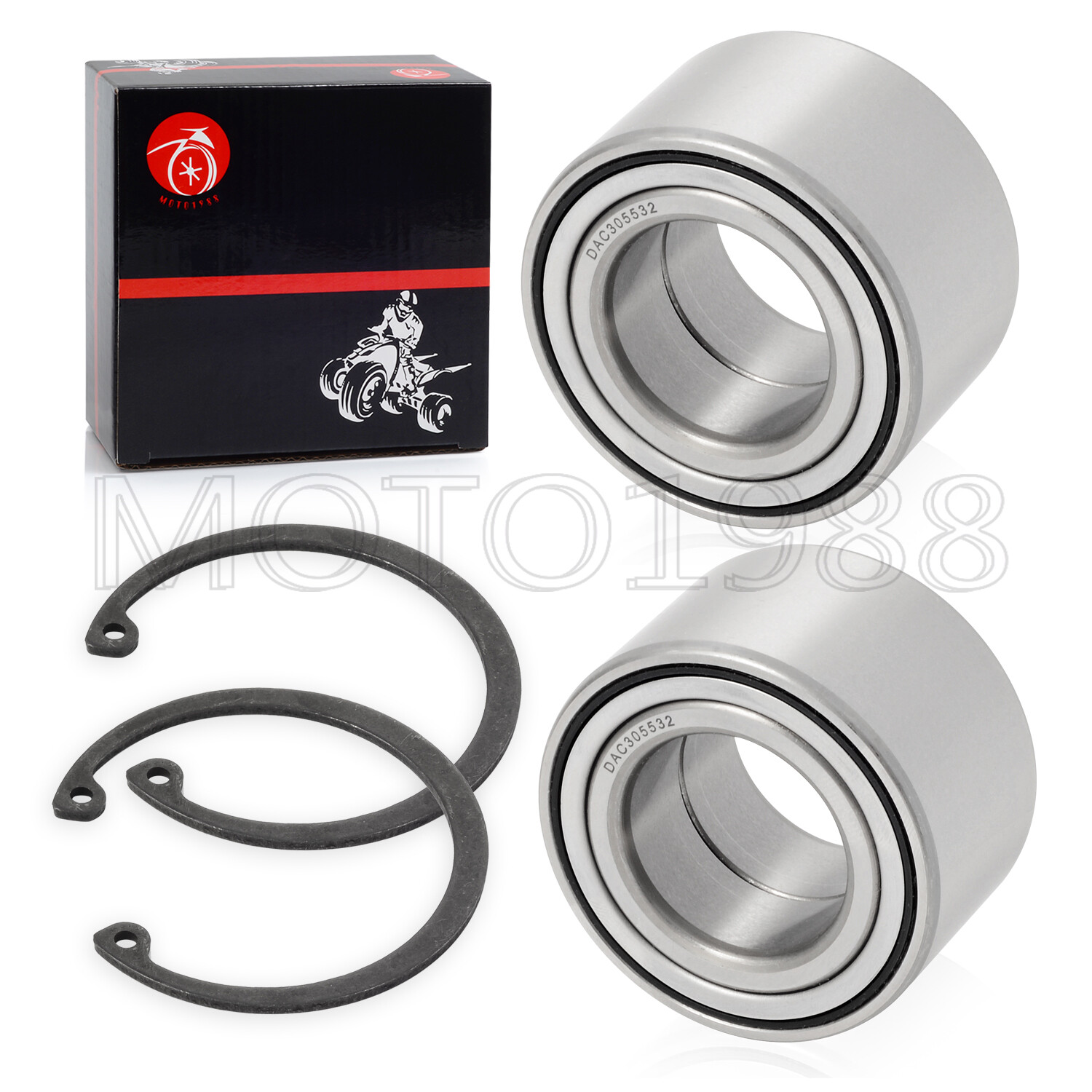 Rear Wheel Bearings & Ring For Polaris Sportsman 335 400 450 500 570 600 700 800