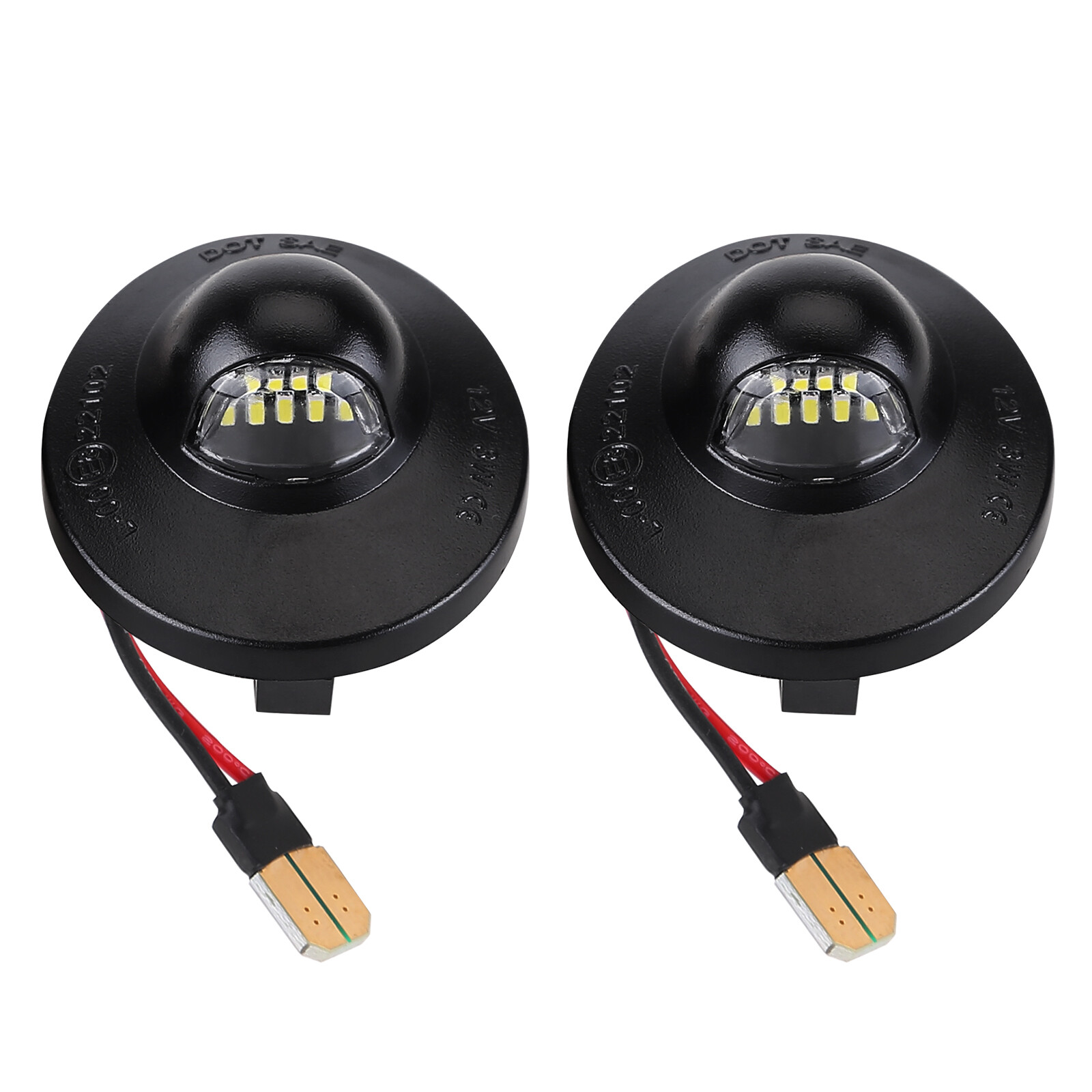 2x LED License Plate Light Tag Lamp Housing For Ford Ranger Bronco Explorer