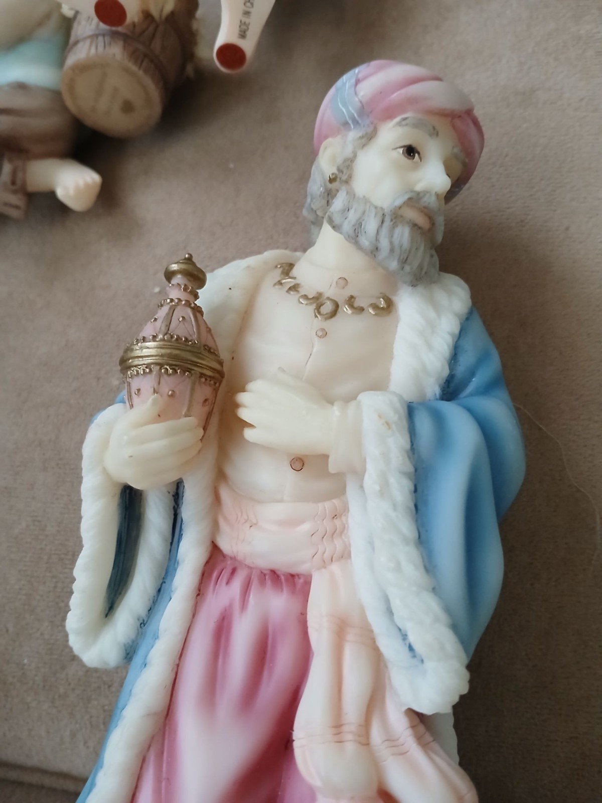 Vintage Roman Seraphim Classics Heaven on Earth Nativity Set 11 Figures & Stable