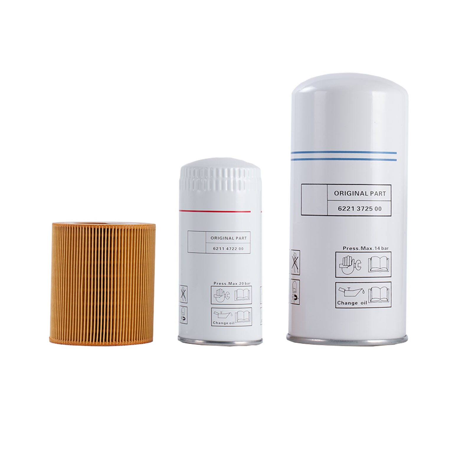 NEW For Quincy CP Compressor 6221-3725-00 6211-4722-00 6211-4723-00 Filter Kit