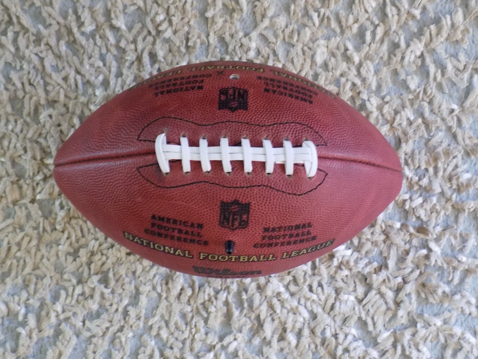 The Duke NFL Wilson Sporting Goods Football Tagliabue Goddell RARE ERROR