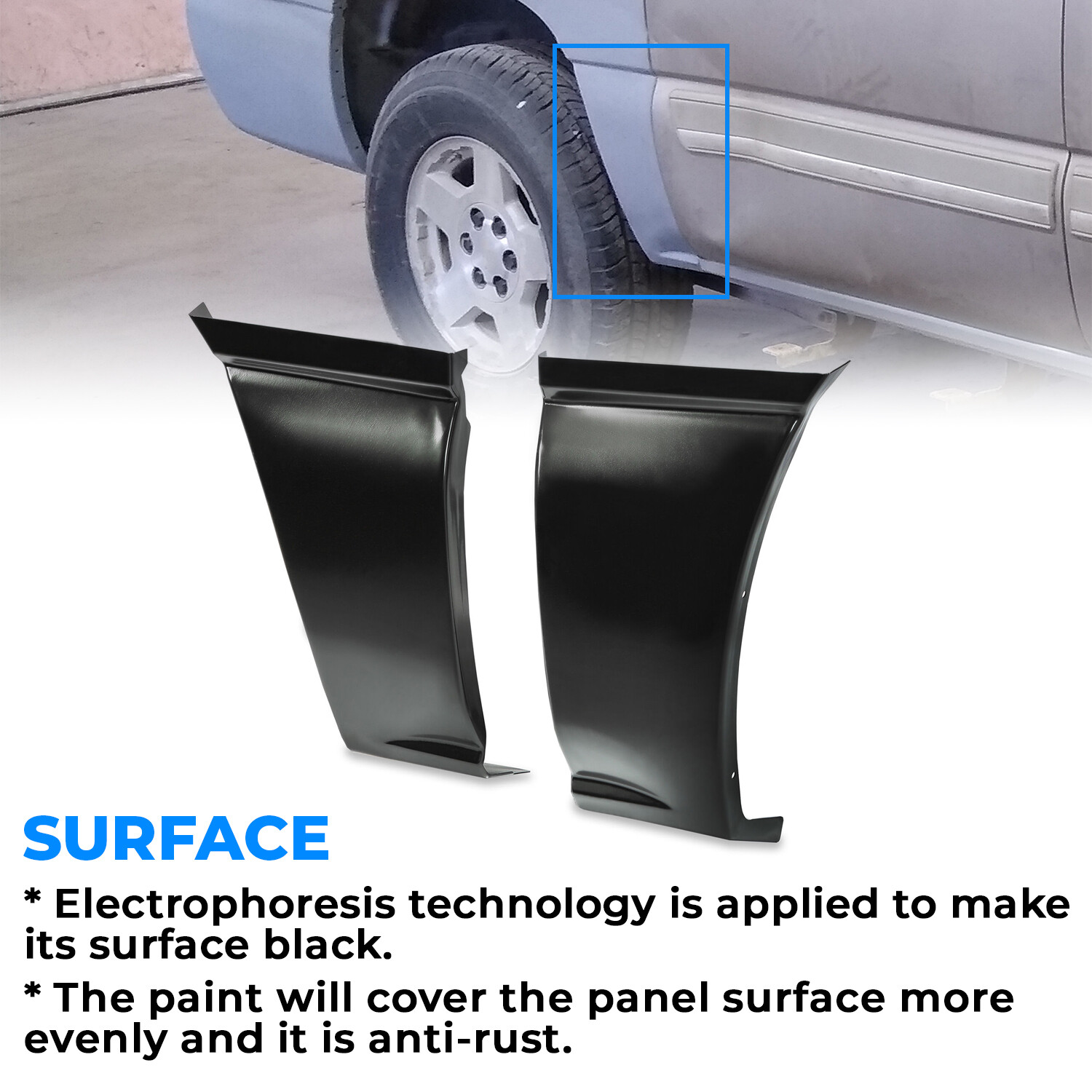 Quarter Repair Panel Front Lower Left Right for 00-06 Suburban Yukon Avalanche