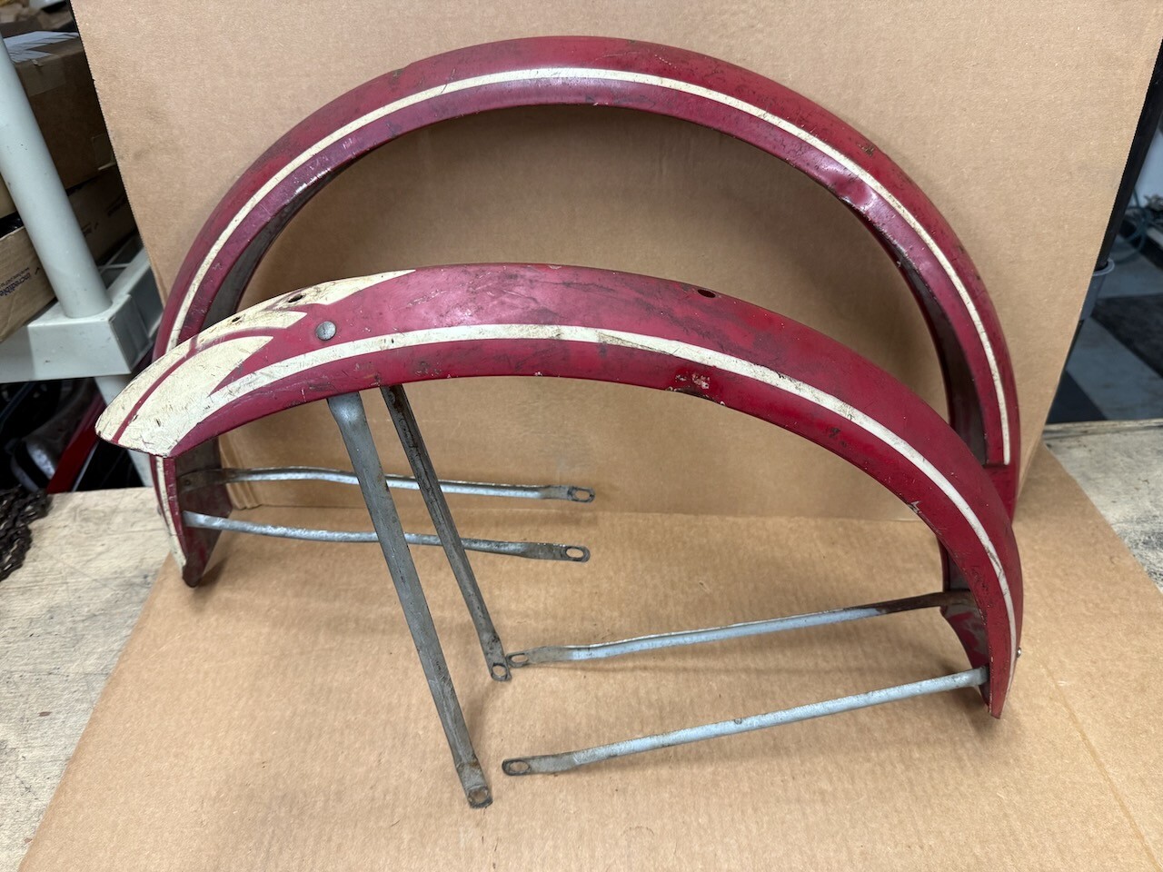 Monark Prewar Mens 5 Bar 26" Bicycle Fender Set