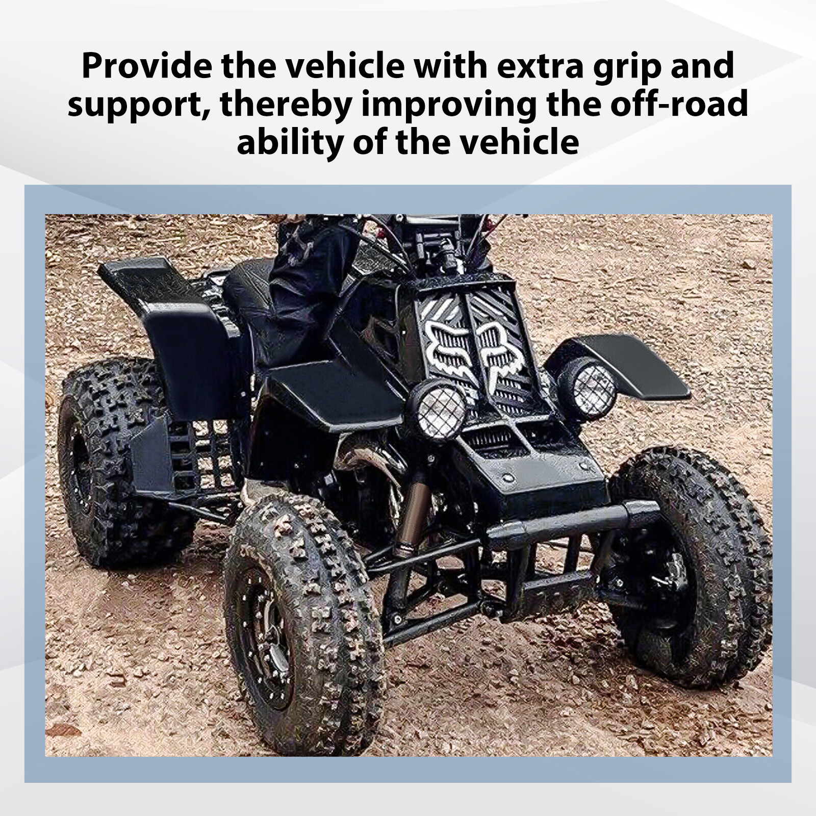 Heel Guard Nerf Bar Plastic Left & Right For Yamaha Banshee YFZ350 87-06 1990