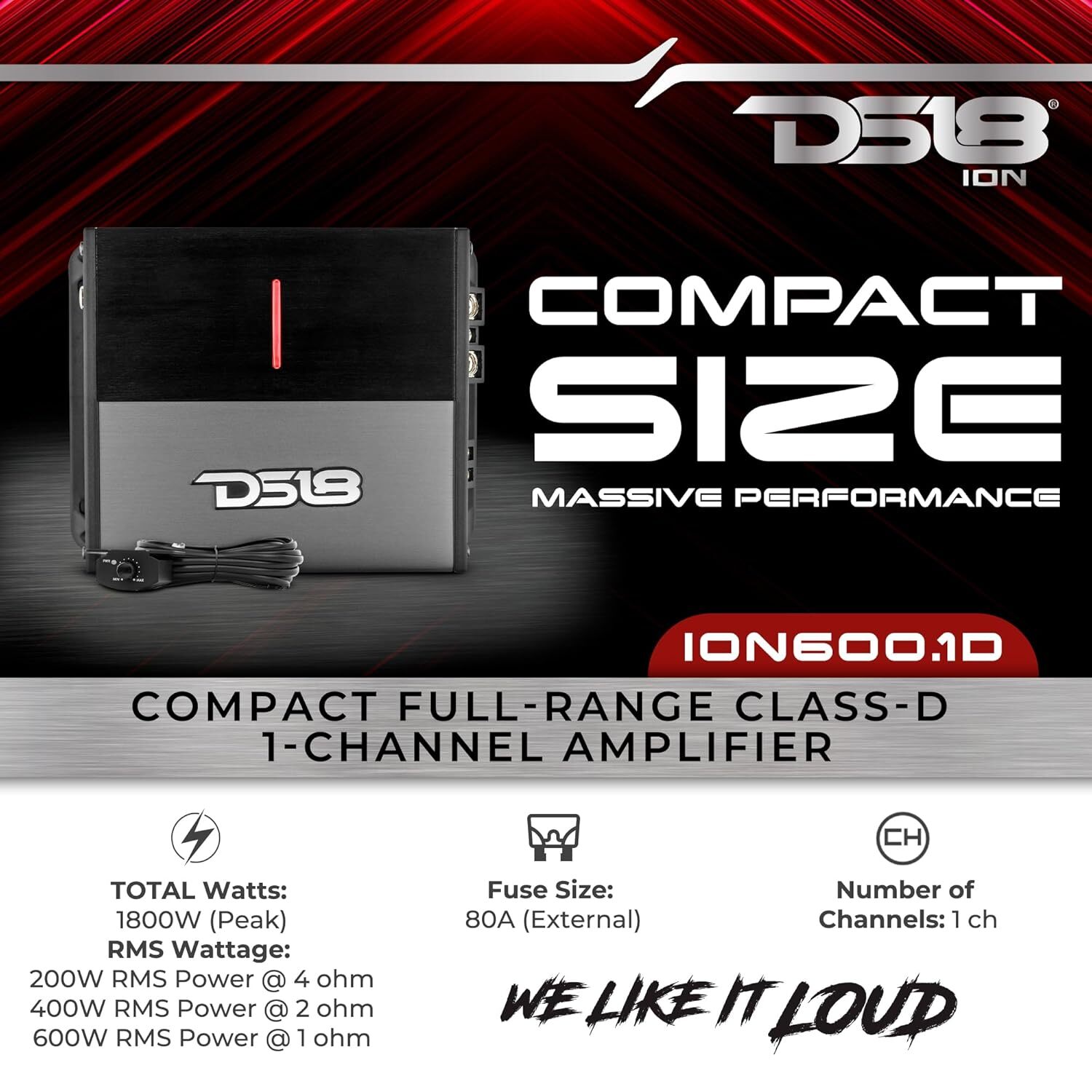 DS18 Polaris Slingshot Under Dash Enclosure with 2x 6.5" Subwoofers + Amplifier