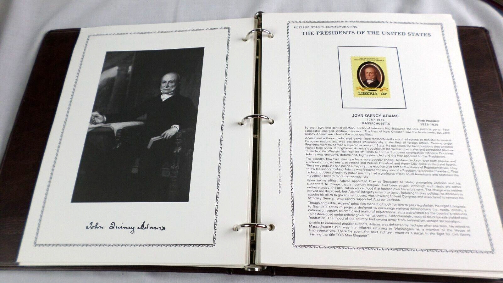 1984 Kenmore "The Presidents of United States" Liberia 39 Stamps &4 Sheets Mint