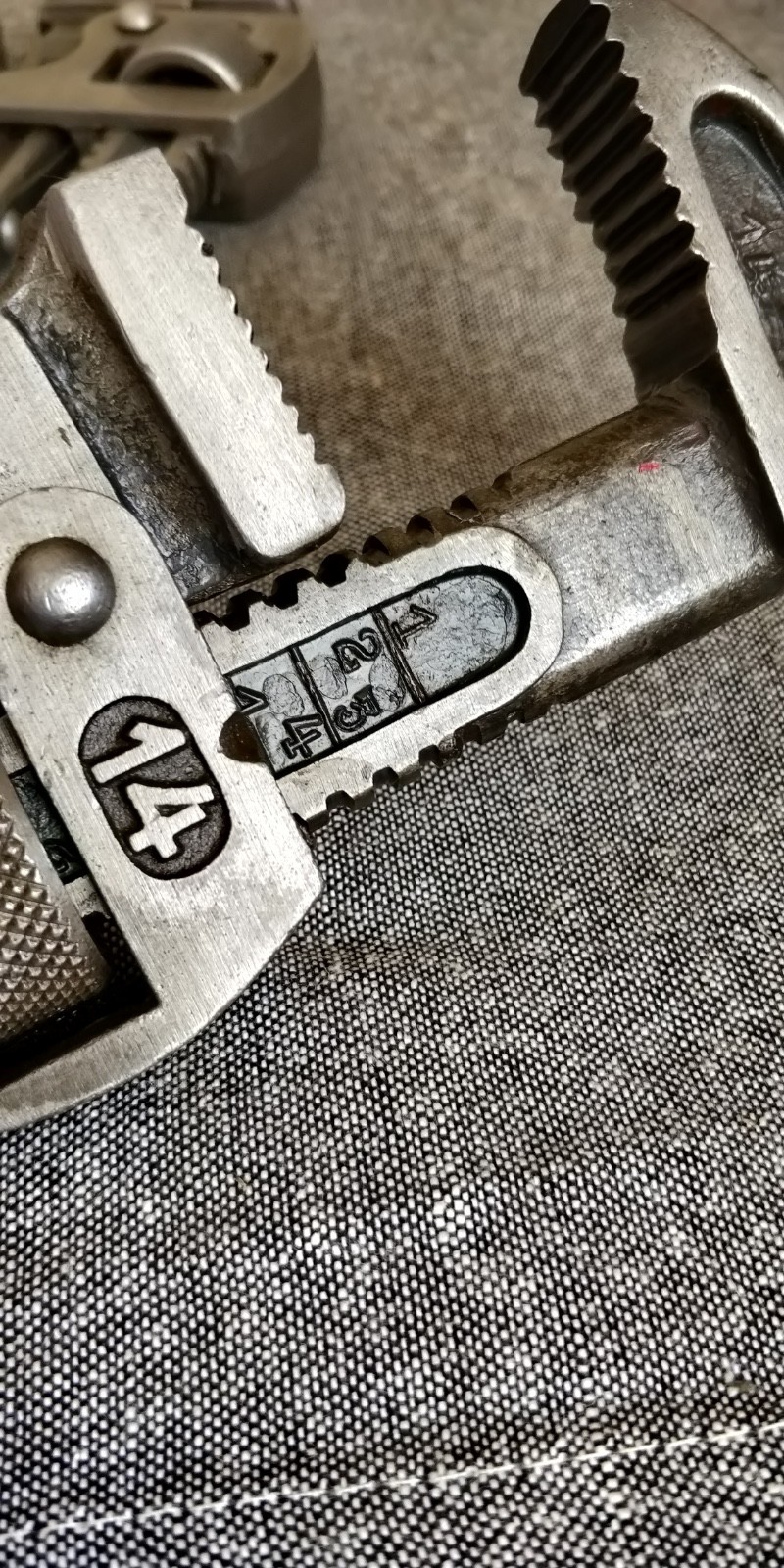 3 vintage German Made Pipe Wrenches