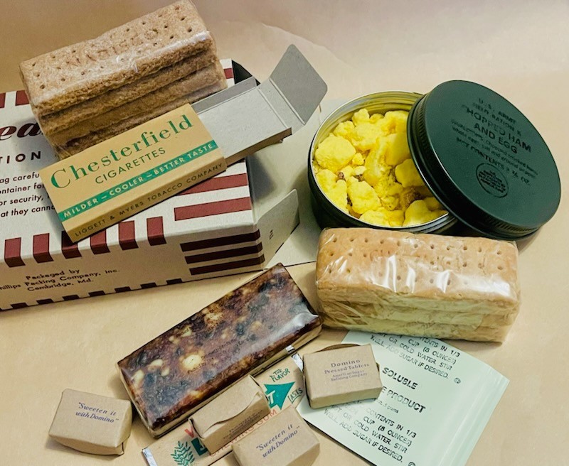 Complete Edible Late War Morale K Ration -Your Choice Breakfast Dinner or Supper