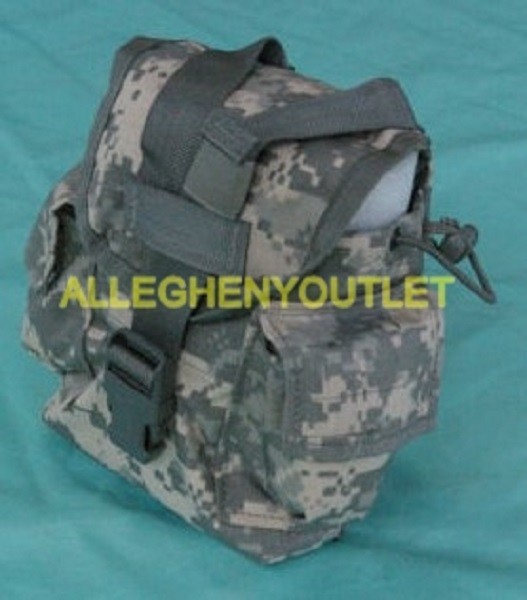 Canteen Cover Pouch Molle ACU NSN 8465-01-525-0585 USGI EXCELLENT CONDITION