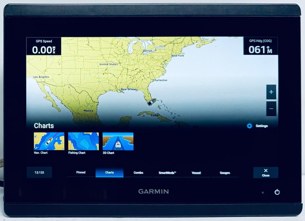 GARMIN GPSMAP 8612XSV COMBO GPS/MULTIFUNCTON DISP. FISHFINDER GN+ (010-02092-51)