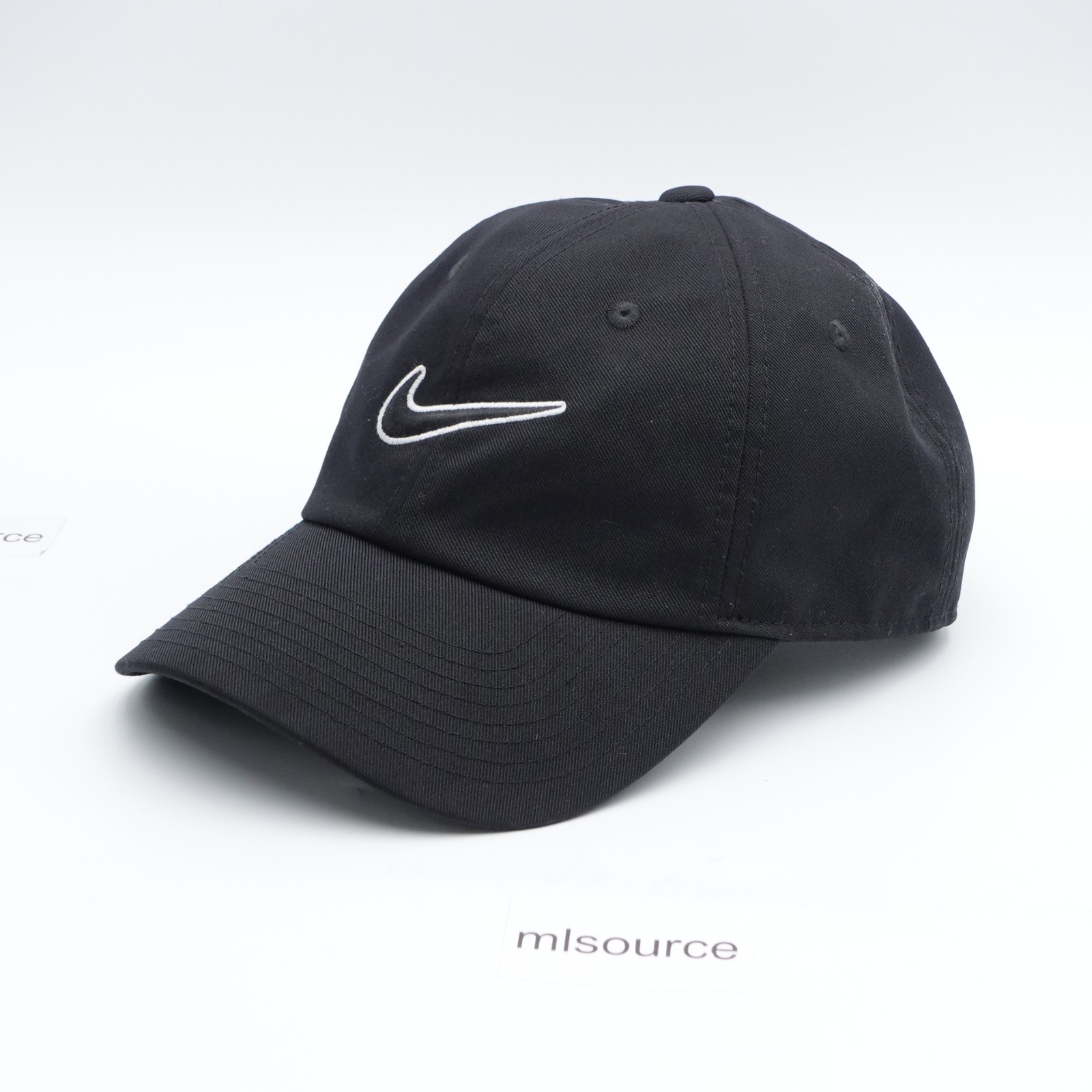 Nike Club Swoosh Unstructured Strapback Hat Cap Unisex Adult Size S/M FB5369-010