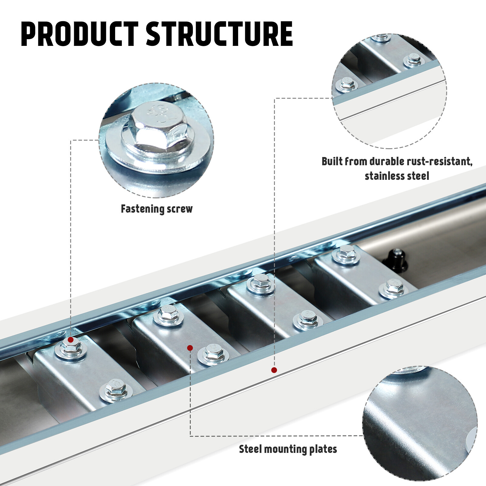 For 07-18 Chevy Silverado/GMC Sierra Crew Cab 6Ft Running Boards Side Step Bars
