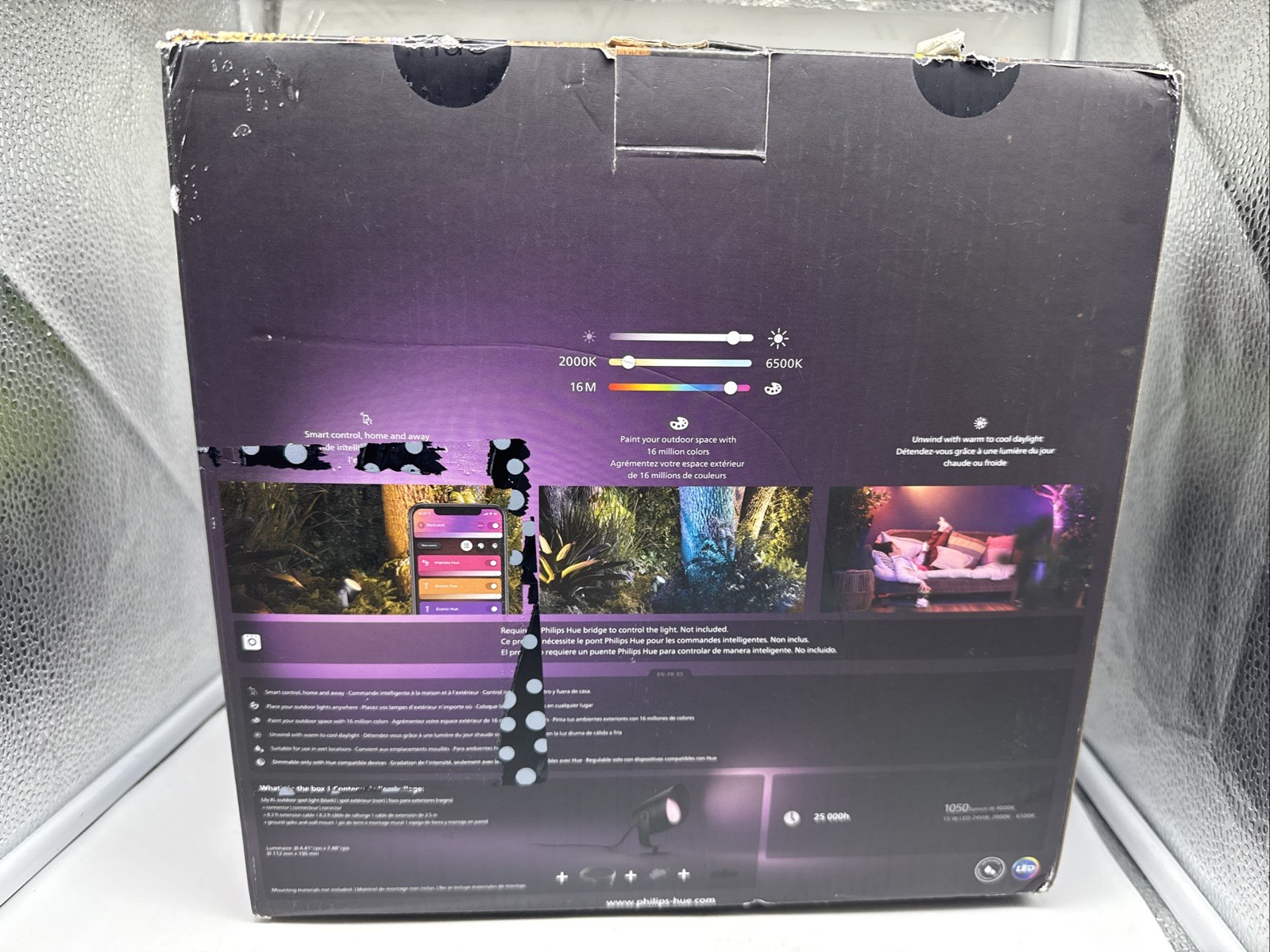 Philips Hue Lily XL Outdoor Smart Spot Light Color Changing LED Light 1746230V7