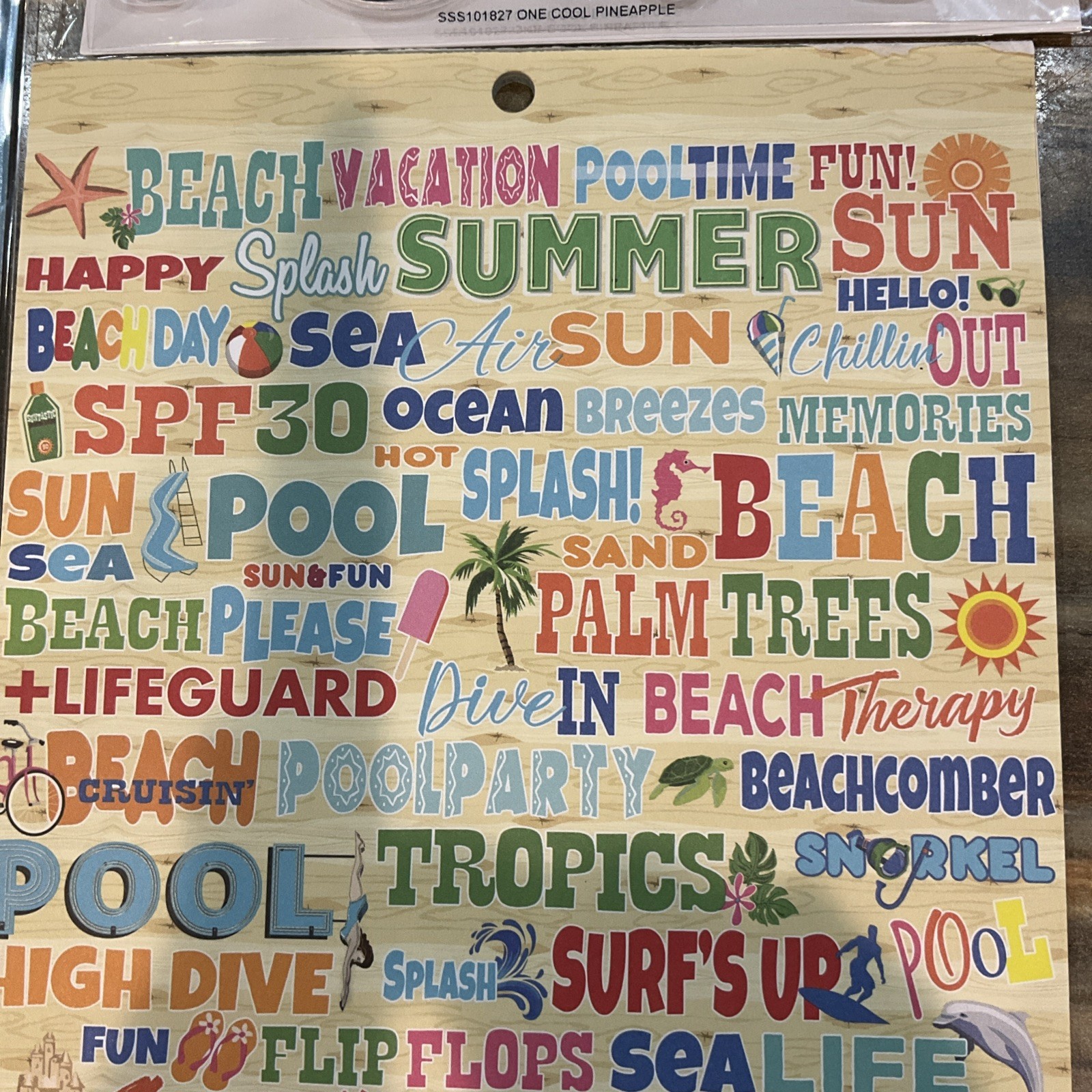 Simon Says Stamps Cool Summer Stamp And Craft Kit NIP