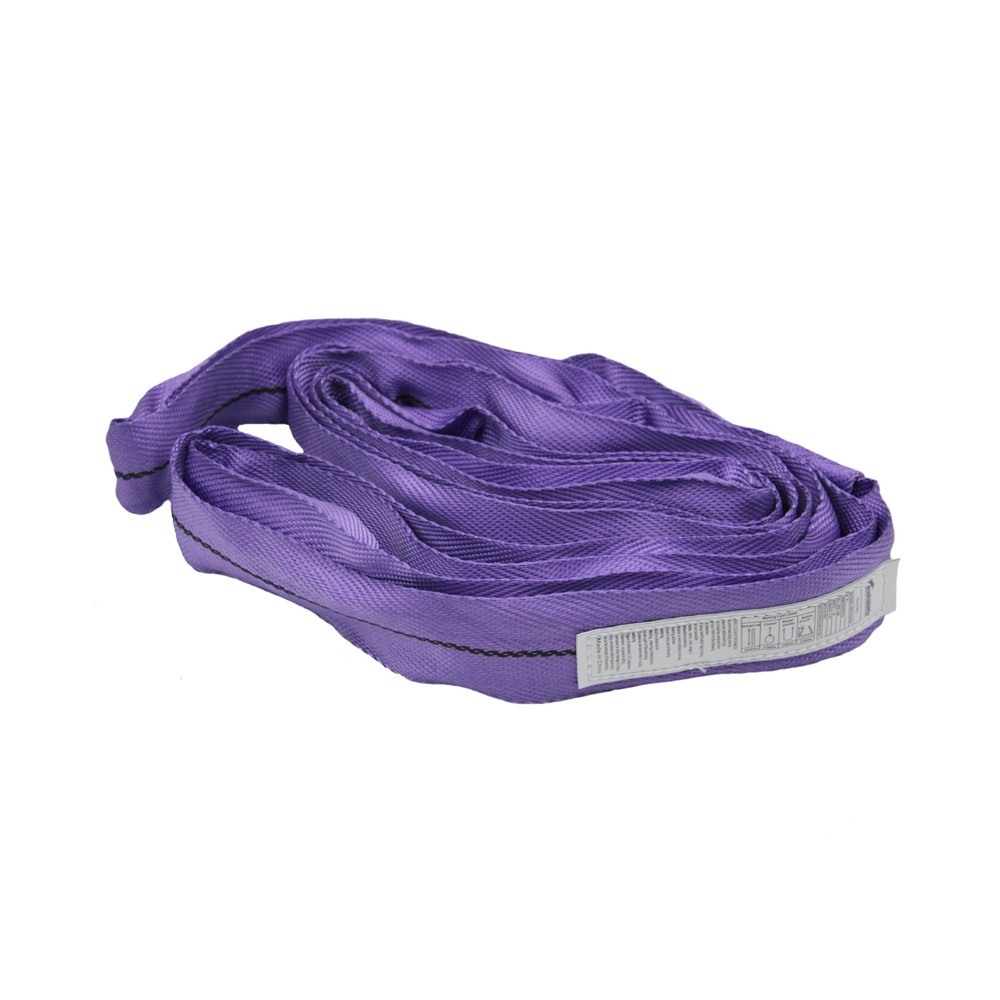 10 PK 4FT Purple Endless Round Sling Wrecker Crane Rim Sling Lifting Loop SF5:1