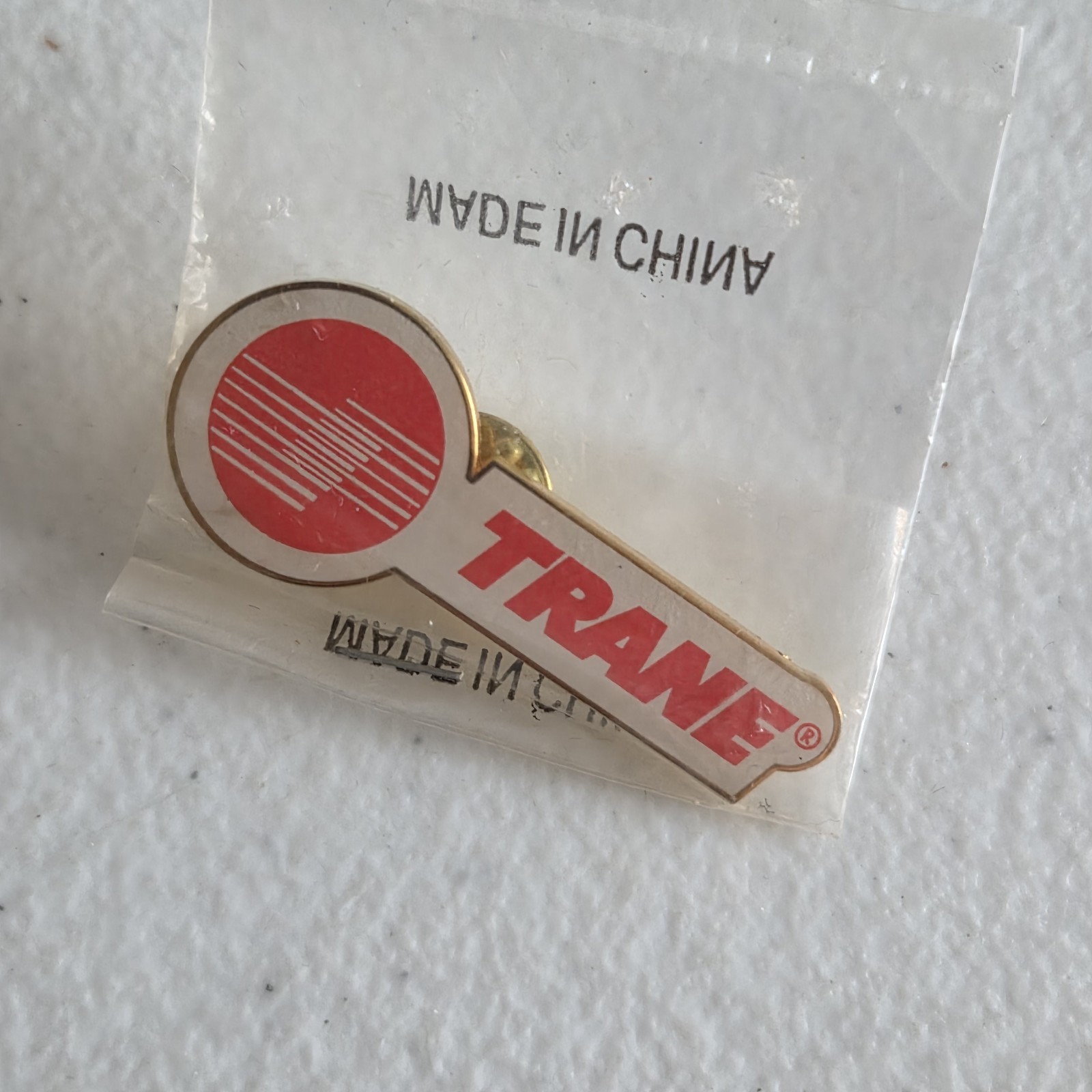 VINTAGE TRANE HVAC MANUFACTURING LAPEL PIN mt1