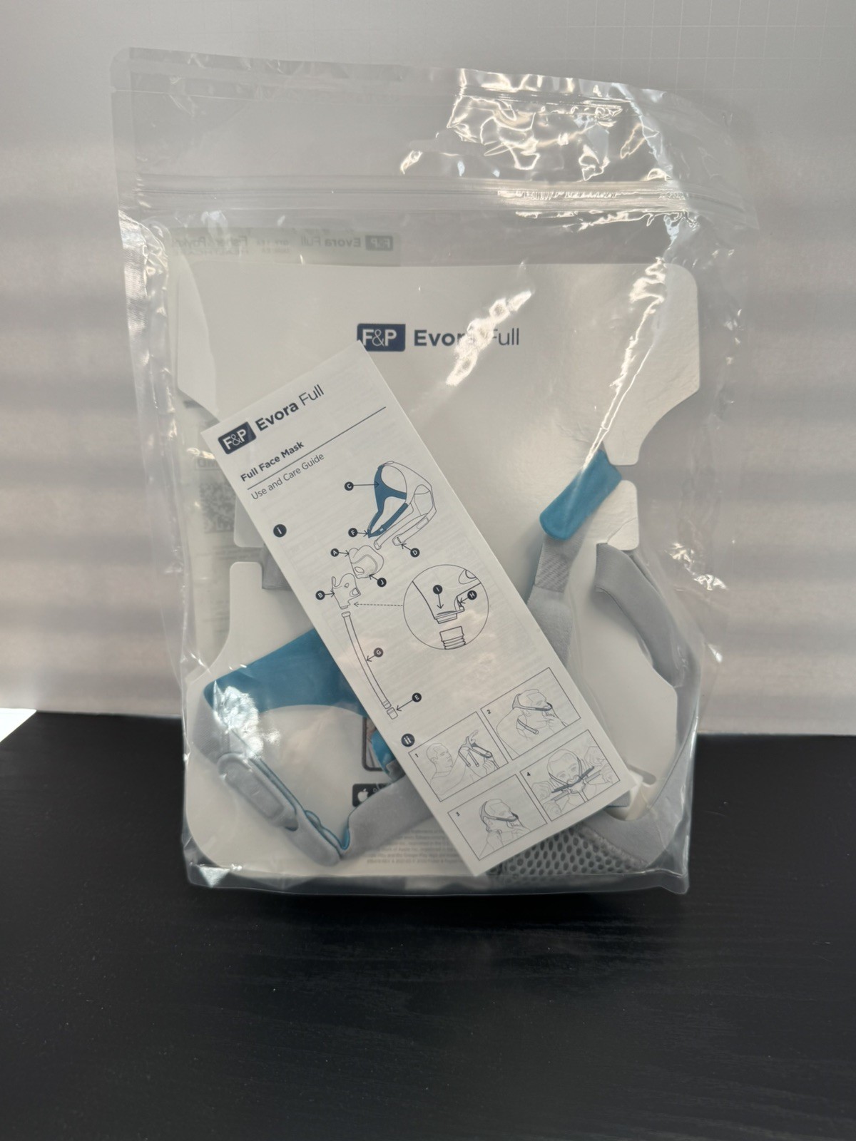 F&P Evora Full Face System Fit Pack Size Fit XS S-M Large