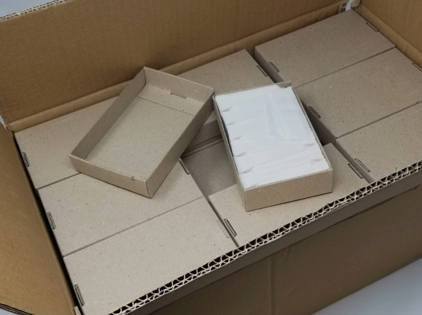 24mm White Glassine Wax Stamp Bags – Full Case (21,600 Total, (600 per Box × 36)