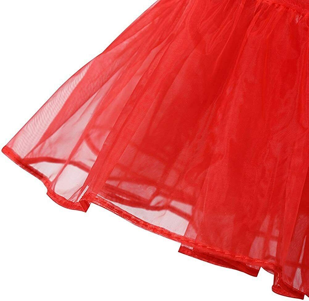 1950S Women's Petticoat Skirt for Party Underskirt Crinoline Slips Tutu Skirts
