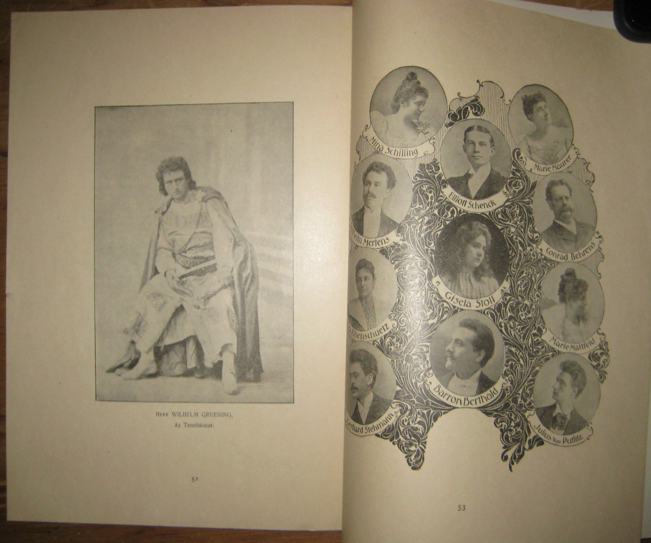 Souvenir Season Of Wagner Opera In German 1895-96, by Damrosch Opera Co.