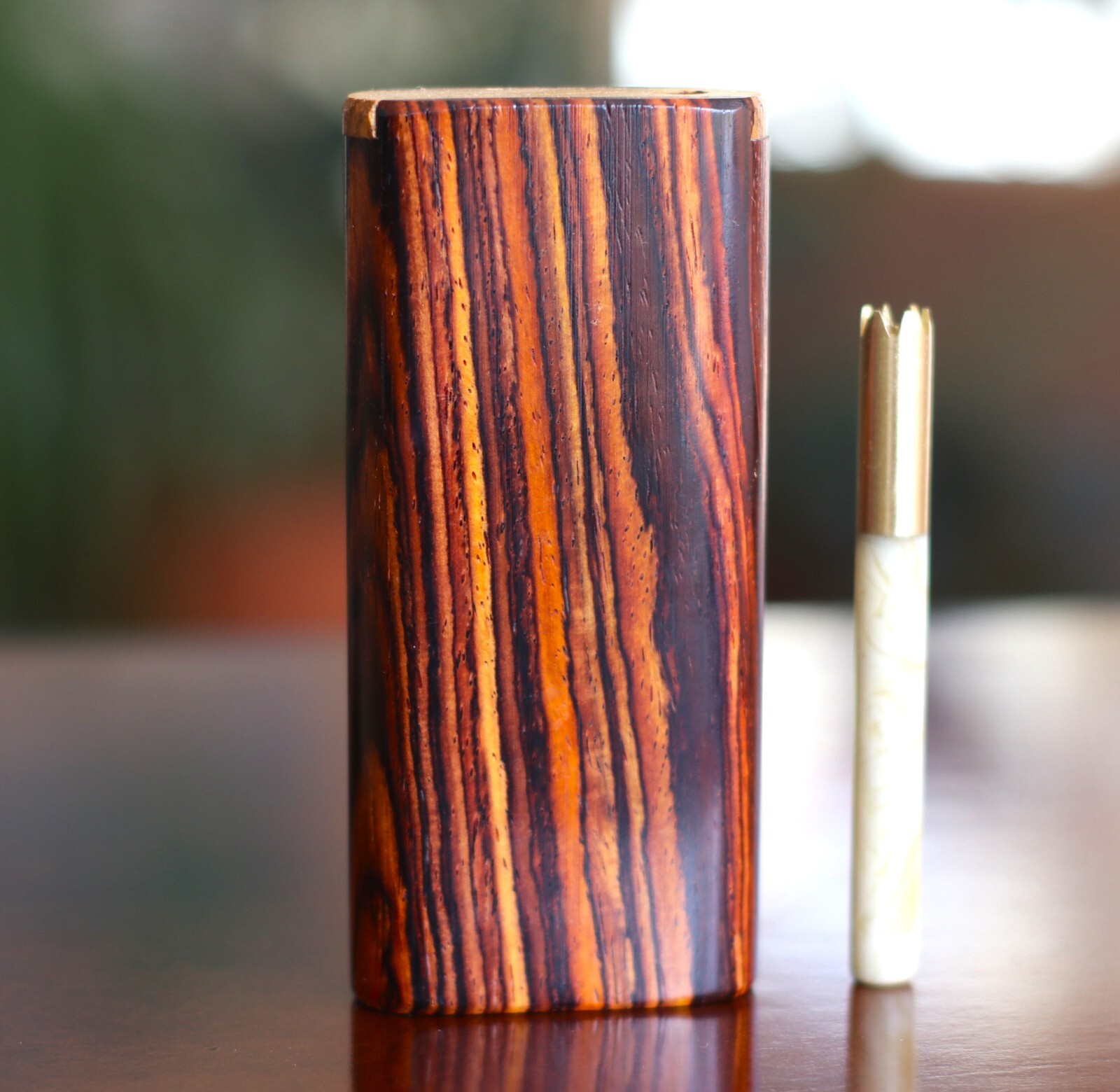 Cocobolo Wood Dugouts and one hitter- Perfect on the go smoking device