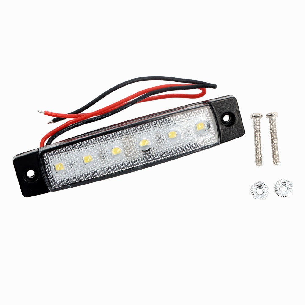 10Pack Marine Boat LED Deck Courtesy Lights Waterproof White Stern Transom Light