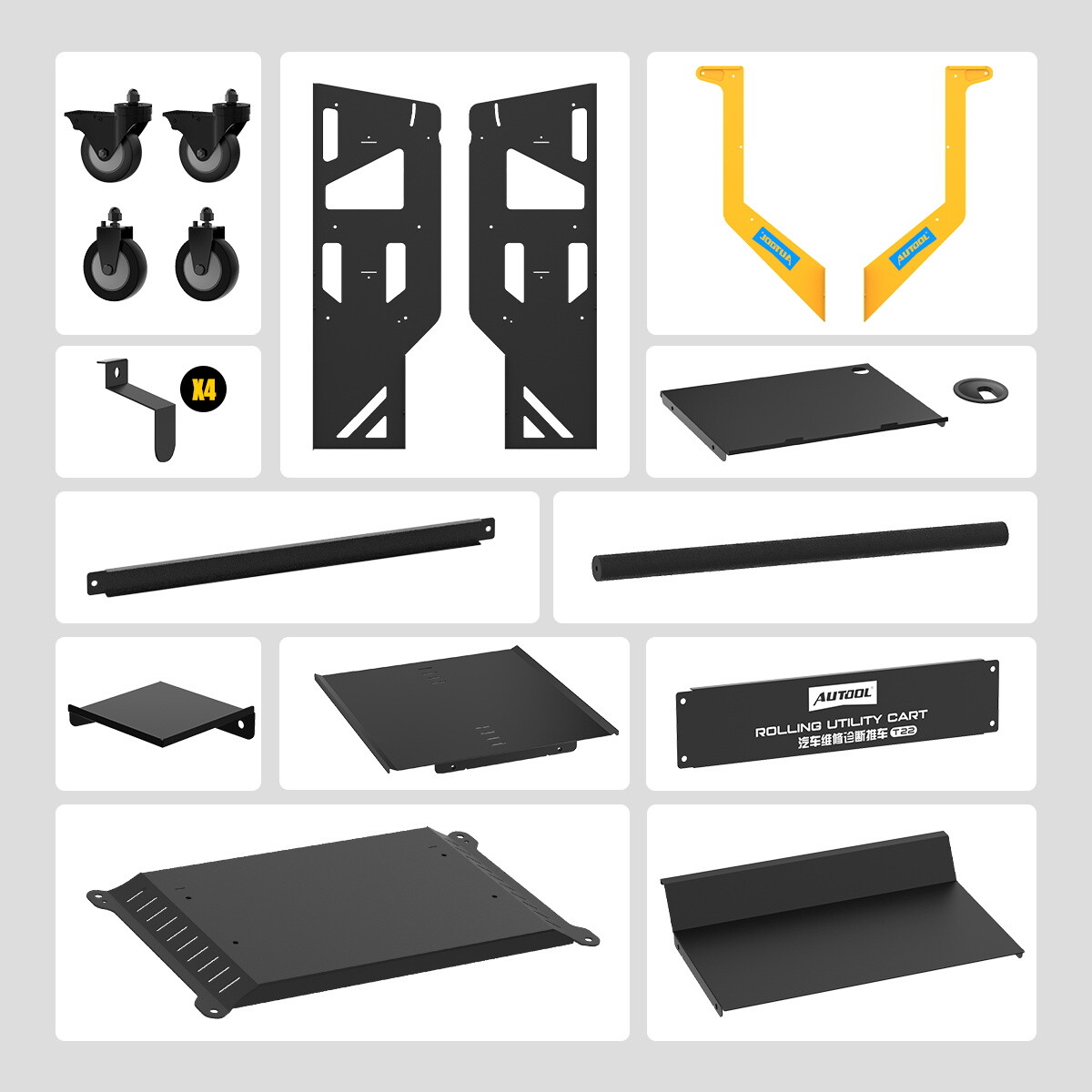 Automotive Diagnostic Service Rolling Trolley Mechanics Rolling Cart Workshops