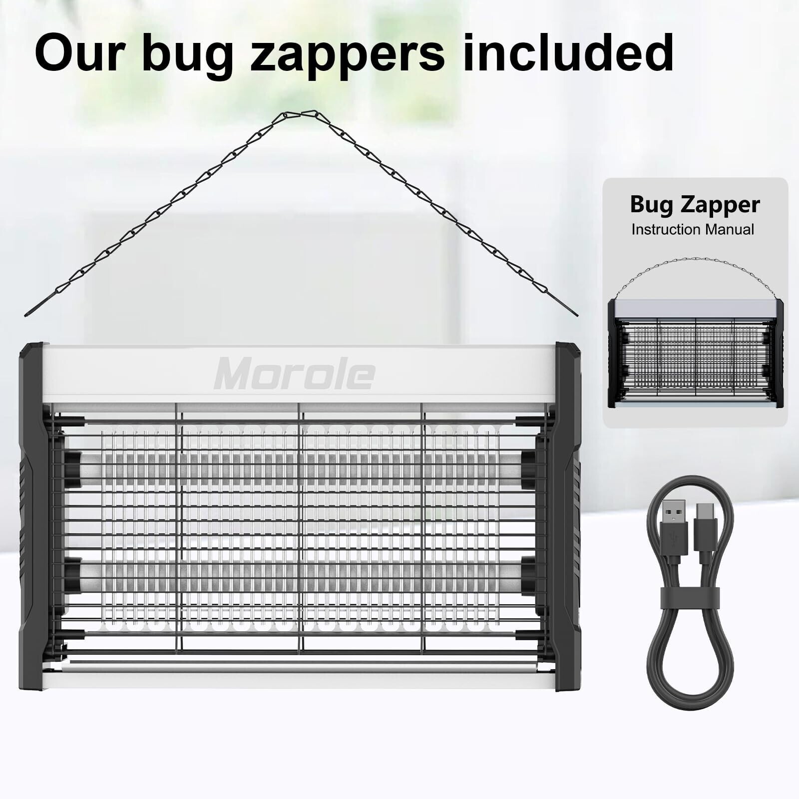 Electric Indoor Light Lawn Lamp Insect Killer Mosquito Zapper Bug Pest Fly Trap