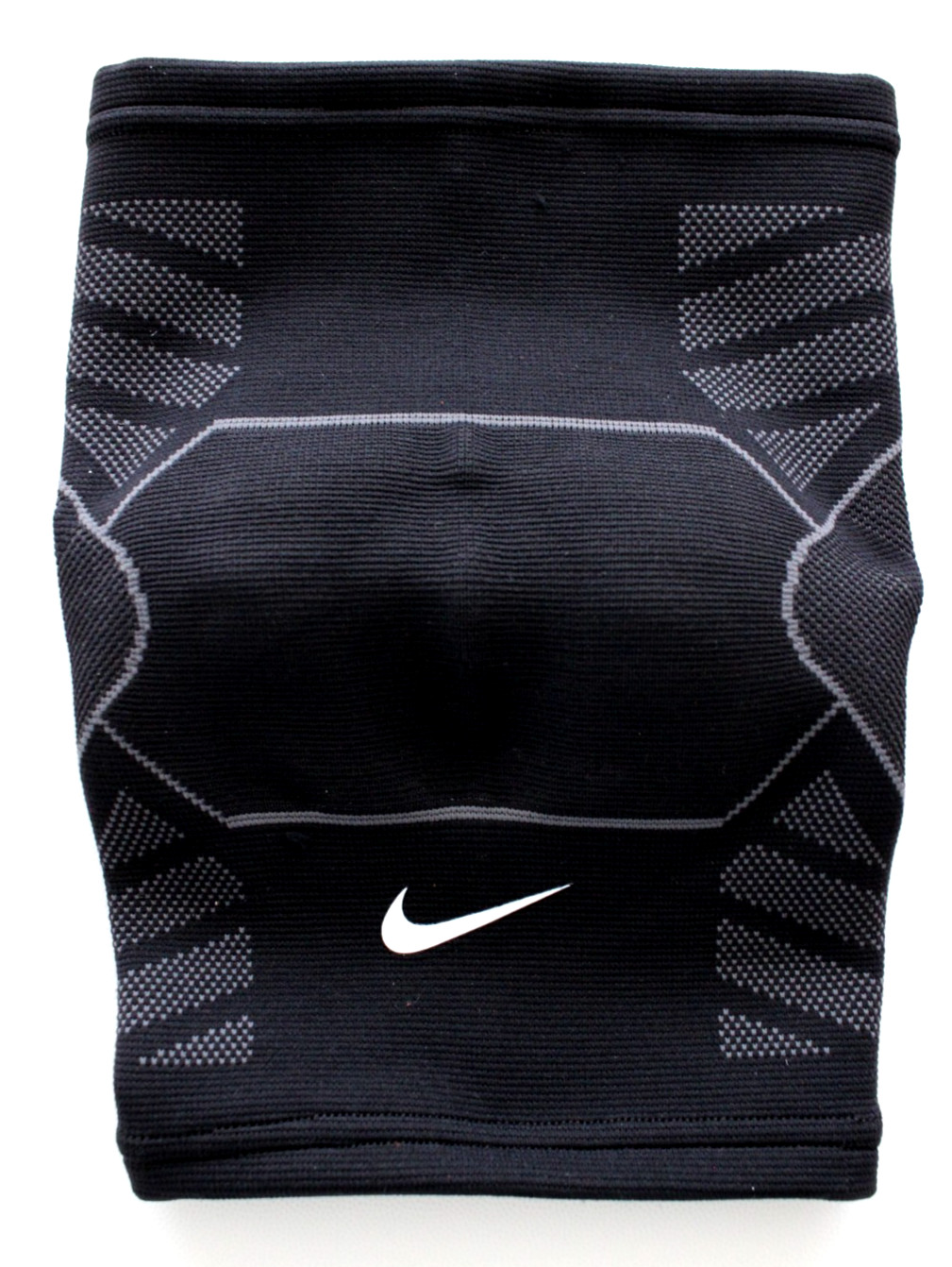 Nike Advantage Knitted Knee Sleeve Adult Large Black/Grey