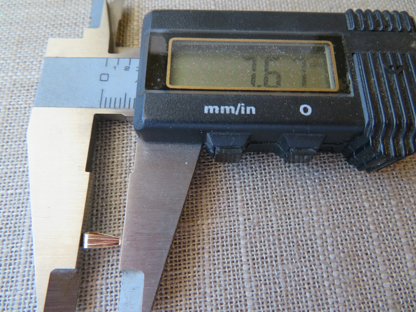 Medium 14k Solid Y. Gold Locket-Bail Clasp Bail Connector Snap-on Bail 7.7x2.5mm