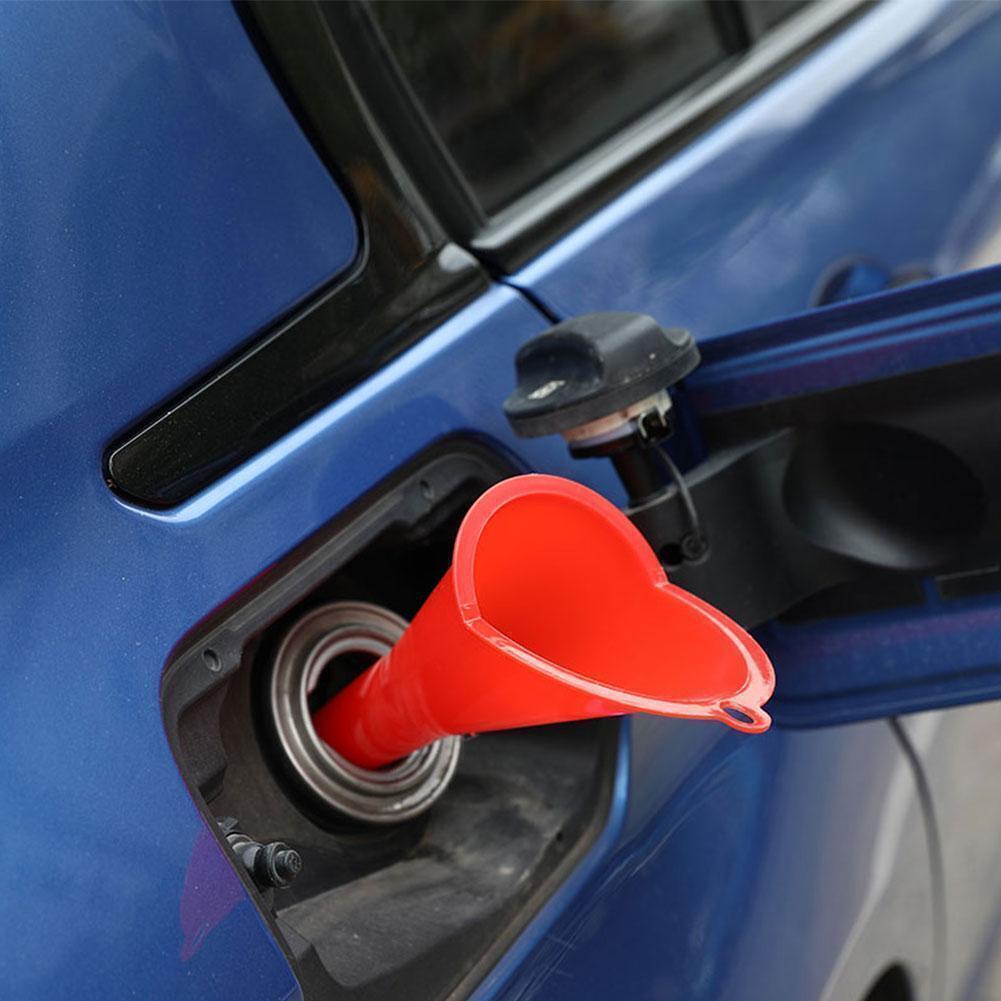10.4inch Long Spout Funnel Car Engine Transmission Refueling Oil Water Kitchen