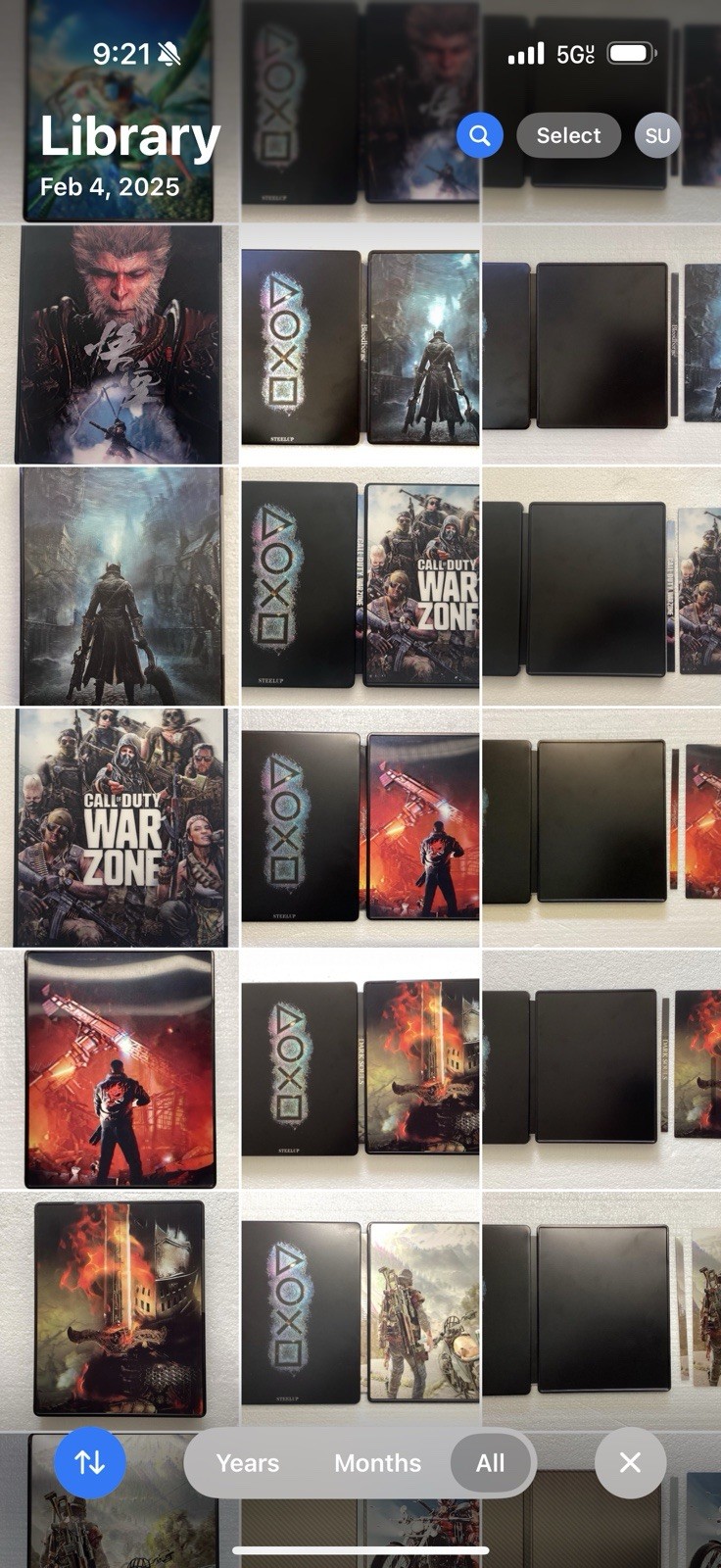 Bundle Of 5 Custom Made Steelbook Cases ( Pick any Of 5 Items) PS4/PS5/Xbox/NS