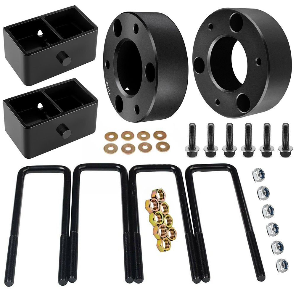 Leveling lift kit 3" Front +3" Rear Fit For 2007-2024 Chevy Silverado GMC Sierra