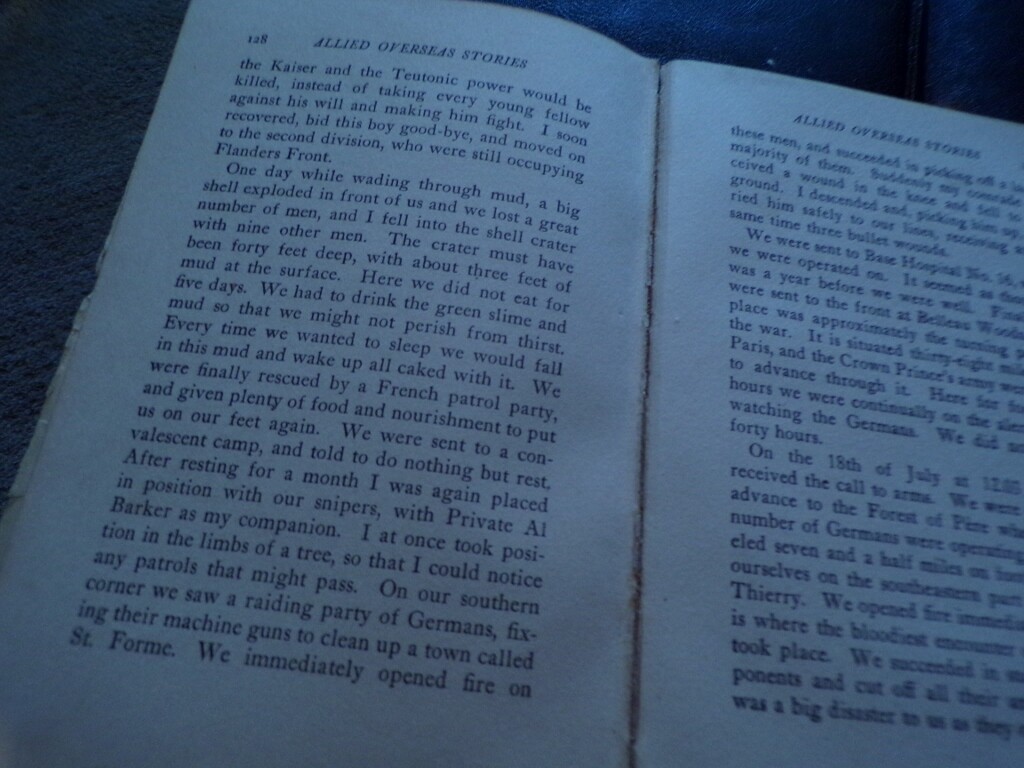 1919 What the "Boys" Did Over There by "Themselves" WWI Allied Overseas Stories