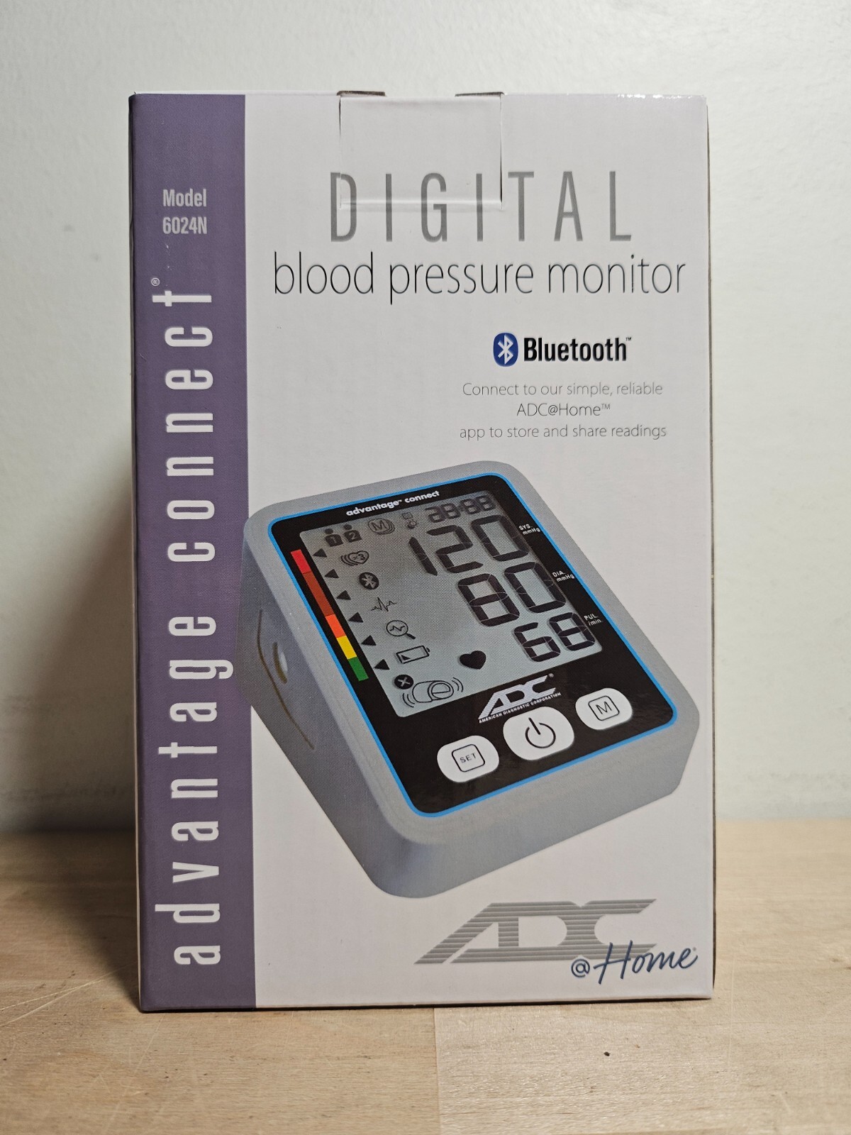 ADC Advantage Connect - Digital Blood Pressure Monitor w/ Bluetooth 6024N