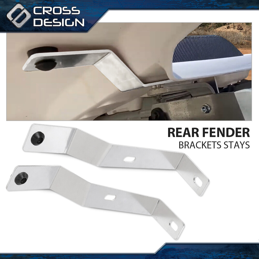 Fit For 1987-06 Yamaha Banshee 350 YFZ350 Billet Rear Fender Brace Brackets Pair