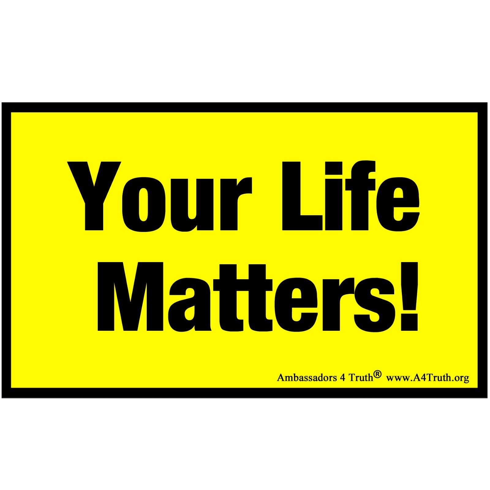 Your Life Matters! | Gospel Tracts | Bible Tracts | Size (3"x5") | Pack of 50