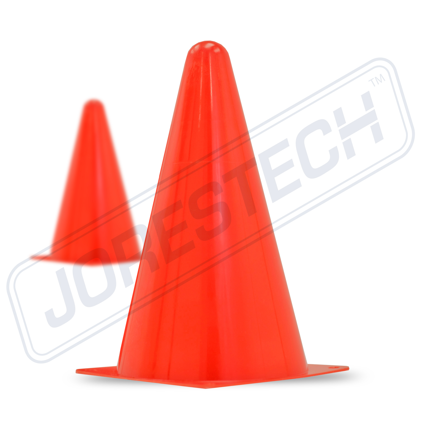 9" INCH ORANGE CONES (SET OF 12) SPORTS AGILITY TRAFFIC FIELD ROAD SOCCER