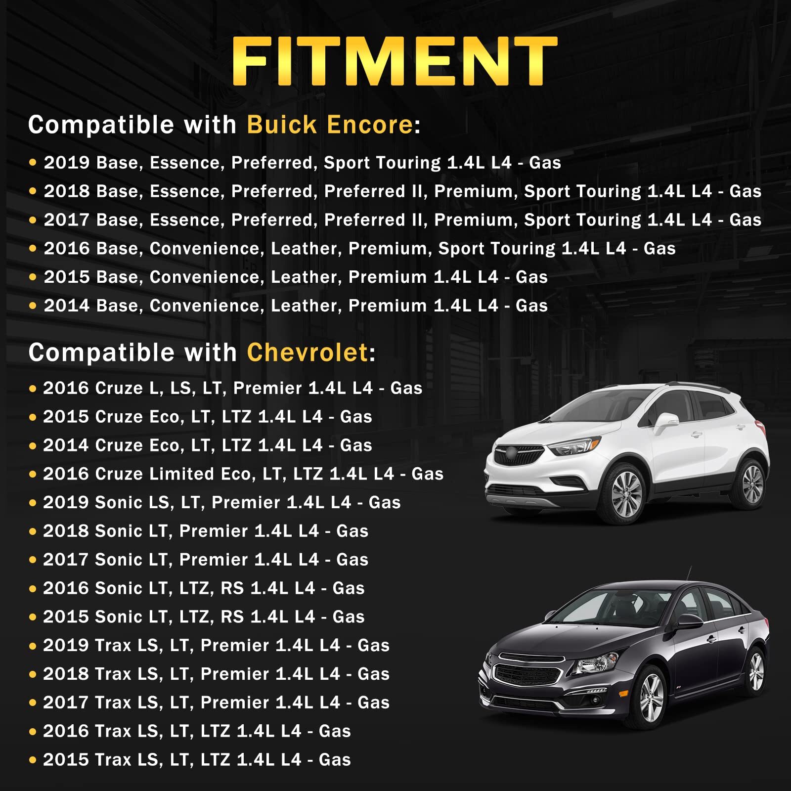 Oil Cooler Filter Housing Assembly for Chevy Cruze Sonic Trax Buick Encore 1.4L