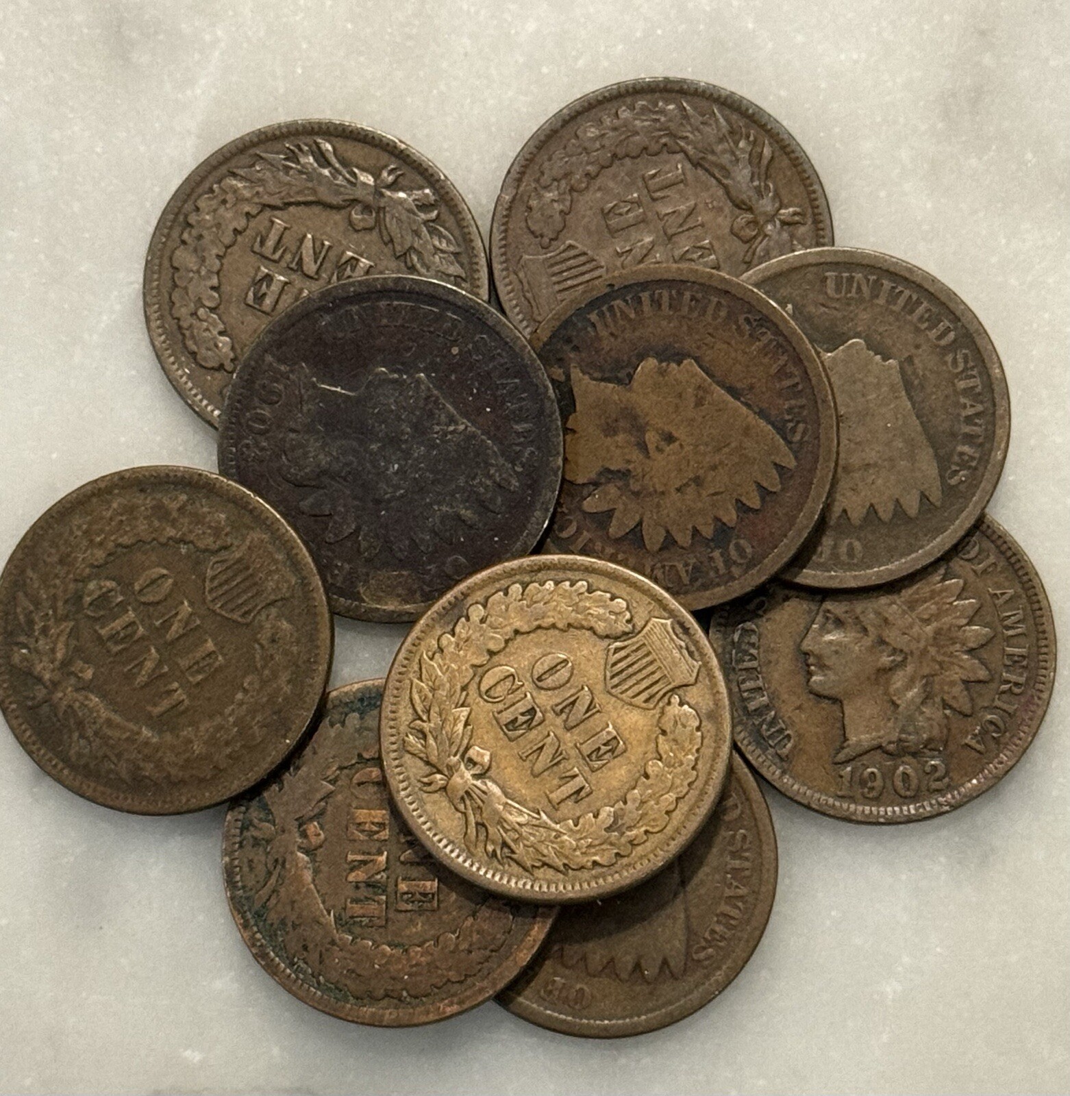 [Lot of 10 Coins] Indian Head Cent - Choose how many!