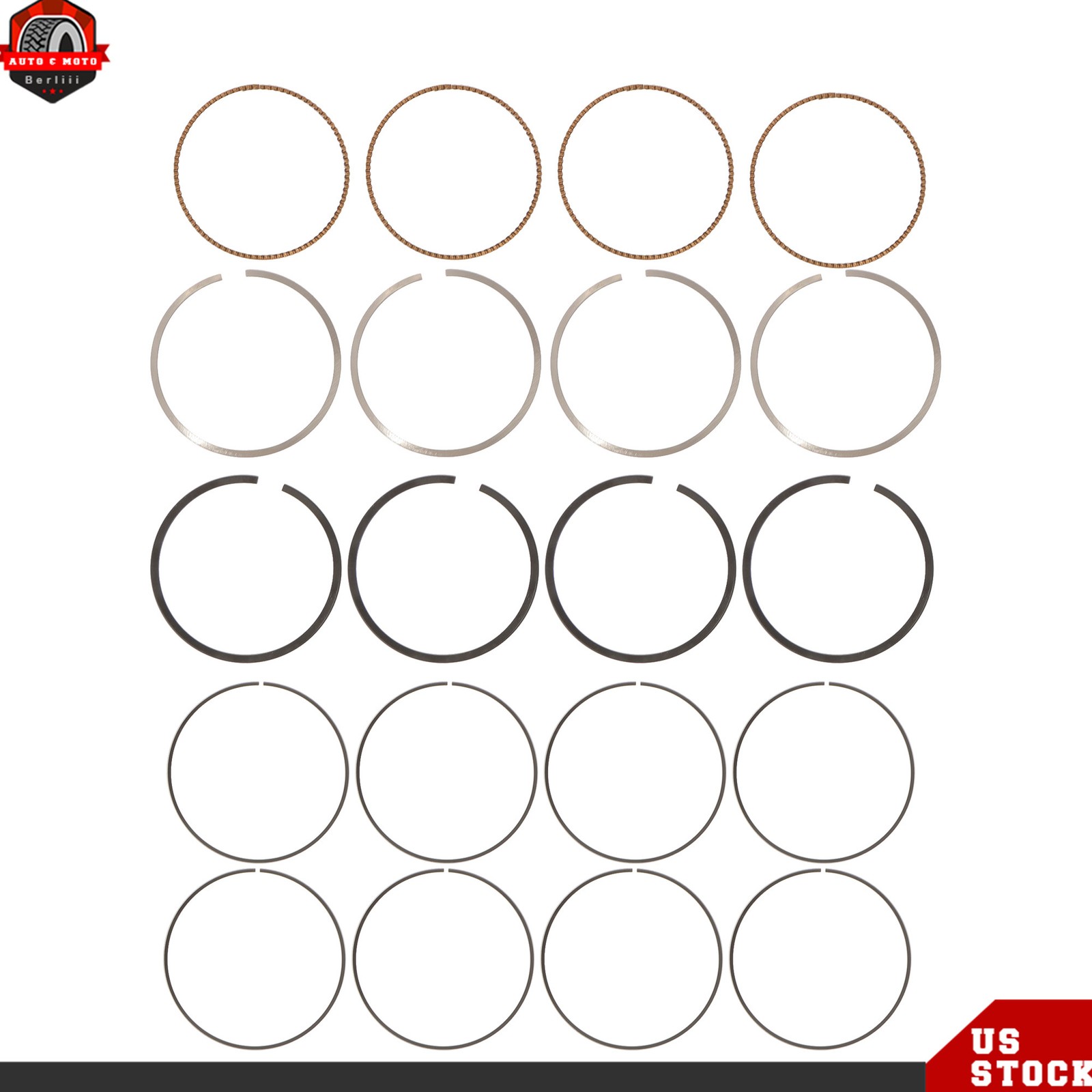 Engine Rebuild Kit Gasket Piston Bearing Timing Chain For Buick Chevy Cruze 1.4L