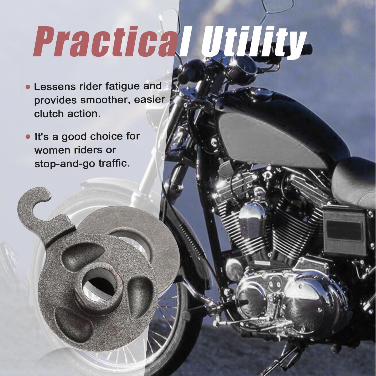 Easy Lever Pull Power Clutch Kit for Harley 1994-2020 Sportster XL Buell Models