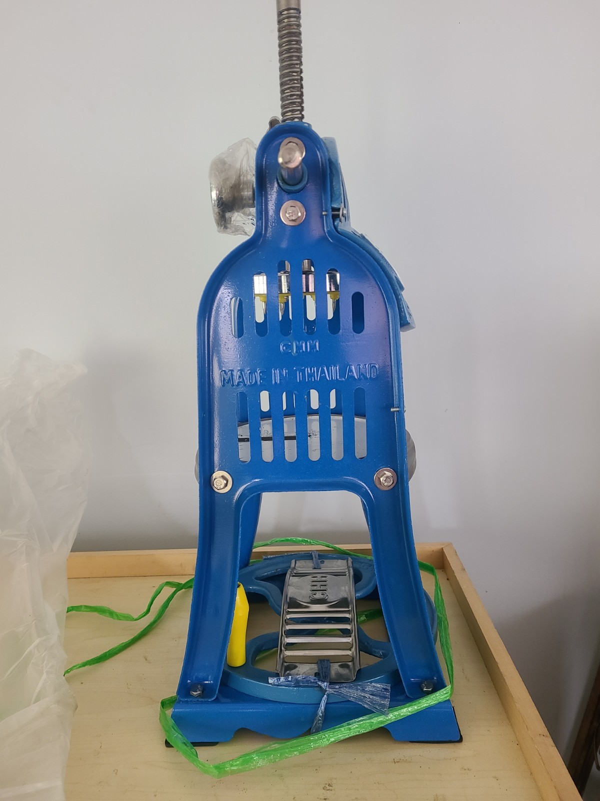 CHH Cast Iron Shave Ice Snow Ice Machine Manual Shaved Snow Cone USA SHIP