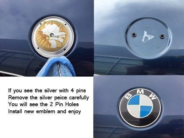 Front Hood Trunk 82mm/3.2" Fit for BMW Badge Emblem 51147057794 NEW💎