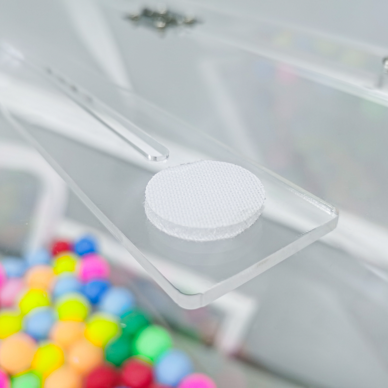 30x18x20" large Clear Acrylic Raffle Drum Metal Stand, Lucky Draw Ticket Box