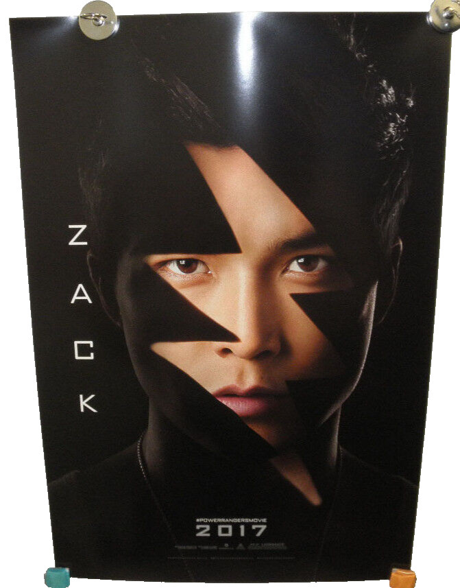 Ludi Lin Power Rangers movie poster Black Ranger Zack sdcc comic con